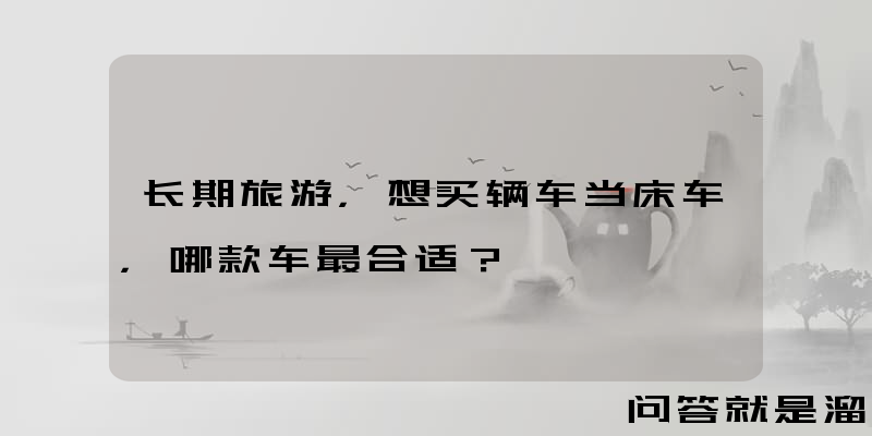 长期旅游，想买辆车当床车，哪款车最合适？